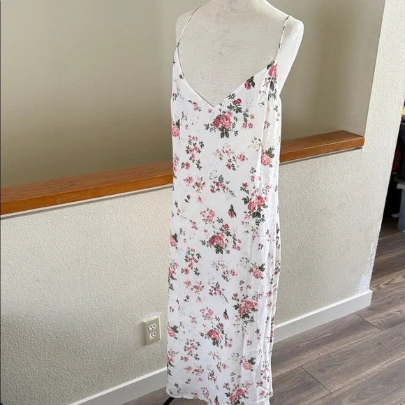 Reformation Cream Dress with Pink and Green Florals - Picture 3 of 14